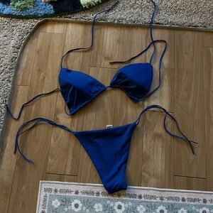 Blue Women's Bikini Set
